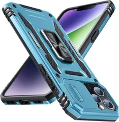 iPhone 13 Pro ケース リング付き 耐衝撃 pc+tpu