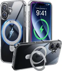 CASEKOO iPhone 16 用 ケース クリア 米軍MIL規格