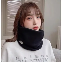 ニット ネックウォーマー 4WAY フェースカバー 帽子 ヘアバンド 防寒 男女兼用