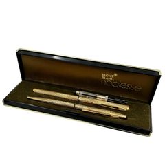 モンブラン MONTBLANC 万年筆 ボールペン セット NOBLESSE - メルカリ