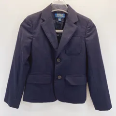 ◆Polo Ralph Lauren ポロ ラフルローレン  ジャケット 紺 ブレザー 120相当 ウール 良品◆のサムネイル