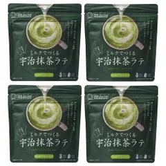 つぼ市製茶本舗 ミルクでつくる宇治抹茶ラテ 100g 国産 無添加 和三盆 乳成分不使用 粉末のサムネイル