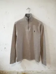 ポロラルフローレン ハーフジップアップセーター XS