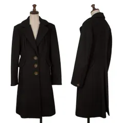 ヴィヴィアンウエストウッド レッドレーベルVivienne Westwood Red Label メルトンウールチェスターコート 黒3のサムネイル