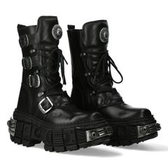 NEWROCK厚底ブーツカミソリメタルプレート　グランジ　y2k ヴィンテージ NEWROCK厚底ブーツカミソリメタルプレート グランジ y2k ヴィンテージ
