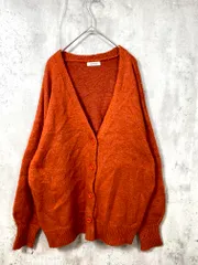 VANNIE U ヴァニーユー VNDAY1021002 ルーズオーバーニット カーディガン オレンジ ◇■レディース