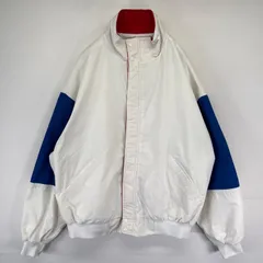古着 80's～90's/80年代～90年代 ヴィンテージ  Dunbrooke USA製 ジャケット ブルゾン フルジップ 2XL  ホワイト系 無地 メンズ