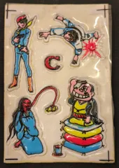 カネボウハリス 立体シール Cハリス立体シール