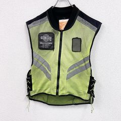 ICON　反射ベスト/セーフティーベスト　オートバイ　蛍光灯イエロー　Lサイズ　古着