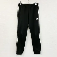 adidas　アディダス　トラックパンツ　トレフォイル　黒　ブラック　Mサイズ　古着