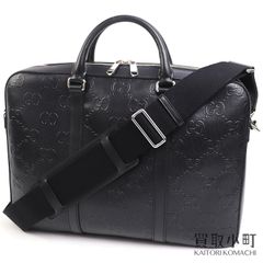 GUCCI グッチ シマ レザー ビジネスバッグ ブリーフケース 【美品