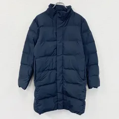 UNIQLO　ユニクロ　シームレスダウンコート　ダウン90%　紺　ネイビー　Mサイズ　古着
