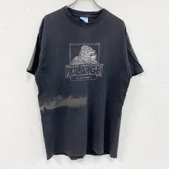 00s　X-LARGE　エクストララージ　半袖プリントTシャツ　黒　ブラック　Lサイズ　古着