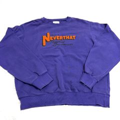 古着 thisisneverthat ディスイズネバーザット パープル トレーナー 