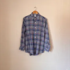 ブルックス ブラザーズ チェックシャツ M リージェント イタリア 生地