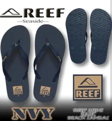 【最短翌日配達】 REEF リーフ ビーサン ビーチサンダル メンズ サーフブランド SEASIDE   26cm,27cm,28cm CI-2720-NVYのサムネイル