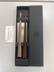 【新品未使用】スプーン＆お箸2セット 無形文化財十四號傳修助教 李点述 五父子 新品未使用】スプーン＆お箸2セット 無形文化財十四號傳修助教 李点述