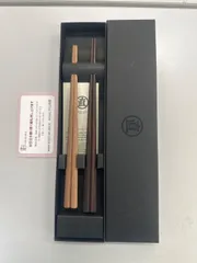 ★ MARUNAO マルナオ  八角黒檀箸 鉄木夫婦セット