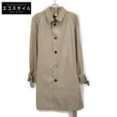 BURBERRY LONDON バーバリーロンドン ﾍﾞｰｼﾞｭ ﾅｲﾛﾝ ﾍﾞﾙﾄ付き ｽﾌﾟﾘﾝｸﾞｺｰﾄ L