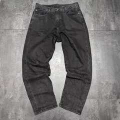 GAP GAPFLEX Loose Tapered Denim Jeans Men's 34x32 Black Baggy Relaxed ギャップ GAPFLEX ルーズテーパードデニム メンズ 34×32 L～XL相当 ブラック