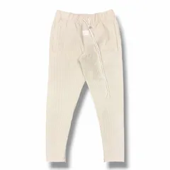 参考上代18900円 未使用  FEAR OF GOD  × NIKE NRG PANT WAFFLE Pants ワッフルパンツ イージーパンツ  フィアオブゴッド  × ナイキ BV4414-238 キナリ S （14067M）