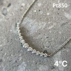 ポンテヴェキオ Pt999/850 ダイヤ ネックレス 1.85g M2637 - メルカリ