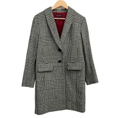 BrooksBrothers(ブルックスブラザーズ) コート サイズ2 S レディース美品  黒×ライトグレー 千鳥格子/冬物のサムネイル