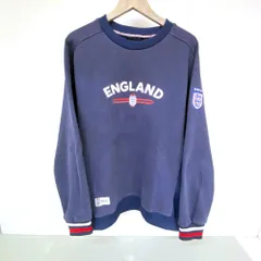 03w25410 UMBRO アンブロ 90's イングランド代表スウェットシャツ   ネイビー  サイズXL  メンズ  トップス ストリート トレーナー  スウェット