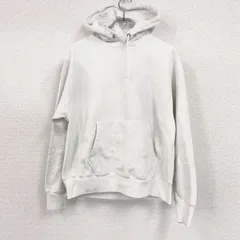 Champion　チャンピオン　リバースウィーブ　スウェットパーカー/フーディー　完全目無し　白　ホワイト　XLサイズ　古着