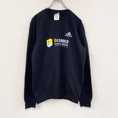 adidas　アディダス　スウェット/トレーナー　パフォーマンスロゴ　黒　ブラック　Sサイズ　古着
