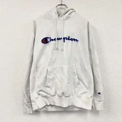 Champion　チャンピオン　リバースウィーブ　スウェットパーカー/フーディー　白　ホワイト　XLサイズ　古着