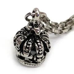 クラウン アズキチェーン ペンダントトップ ネックレス アクセサリー ※中古 【津山店】