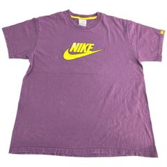 NIKE スウッシュ 太陽 ピースサイン nike tシャツ ナイキ 紫 - メルカリ