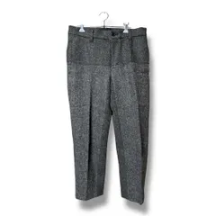 CABANE de Zucca カバンドズッカ ハリスツイード 切替 スラックス パンツ CZ33FF563 日本製 ウールパンツ メンズ サイズM ダークグレー 秋 ゴーゴー古着久喜倉庫店 53 No.K 1775Yのサムネイル