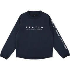 Spazio スパッツィオ Jr.長袖ピステ フットサル ピステシャツ ge1134-21、ネイビー