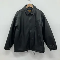 【イオン広店】 中古 CALEE | キャリー その他アウター LEATHER COACH JACKET CL-26SS002EX ブラック サイズ：M 【96】のサムネイル