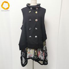 エイココンドウ　ロングベストブラウン エイココンドウ/エターナリーブレイズ デザインロングベスト コート