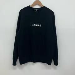 【イオン広店】 中古 COMME des GARCONS HOMME | コムデギャルソンオム スウェット Logo Crewneck HO-T104 ブラック サイズ：XL 【108】