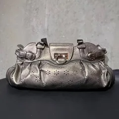 サルヴァトーレ・フェラガモ　Salvatore Ferragamo メタリックレザー  ガンチーニ金具   ハンドバッグのサムネイル