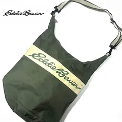 【00s】【Eddie Bauer】ショルダー ドラムバック アウトドア 古着 ビンテージ アメカジ カーキ ミリタリーのサムネイル