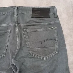 G-STAR RAW　3301　サイズ31　デニムパンツ　グレーデニム　ボタンフライ　ジースターロゥ　【0376】