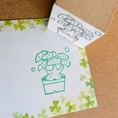 大サイズ 盆栽 スタンプ(ゴム印)