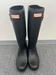 HUNTER（ハンター）　ロングレインブーツ　ブラック