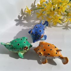 新品】ベネチアングラス ガラス ミレフィオリ かめ カメ フクロウ