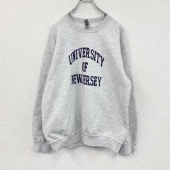 GILDAN　ギルダン　スウェット/トレーナー　3連プリント　霜降りグレー　Mサイズ　古着