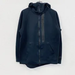 NIKE　ナイキ　フルジップパーカー/フーディー　ハイネック　スウッシュ　黒　ブラック　Lサイズ　古着