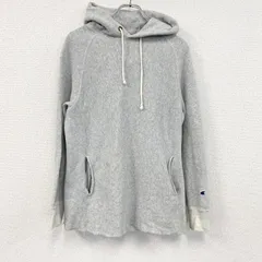 Champion　チャンピオン　リバースウィーブ　スウェットパーカー/フーディー　単色タグ　復刻　グレー　Lサイズ　古着