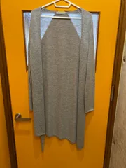 Y【Y5-58】◇  DAMA collection    サイズM    カーディガン　グレー　レディースのサムネイル
