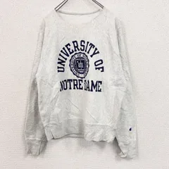 Champion　チャンピオン　スウェット/トレーナー　3連プリント　アーチプリント　リメイク加工　霜降りグレー　　古着