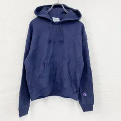 Champion　チャンピオン　リバースウィーブ　スウェットパーカー/フーディー　目無し　紺　ネイビー　Mサイズ　古着